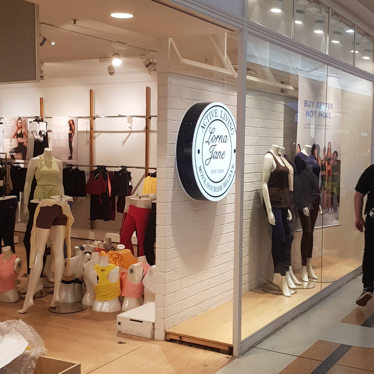 Port Central shop lighting